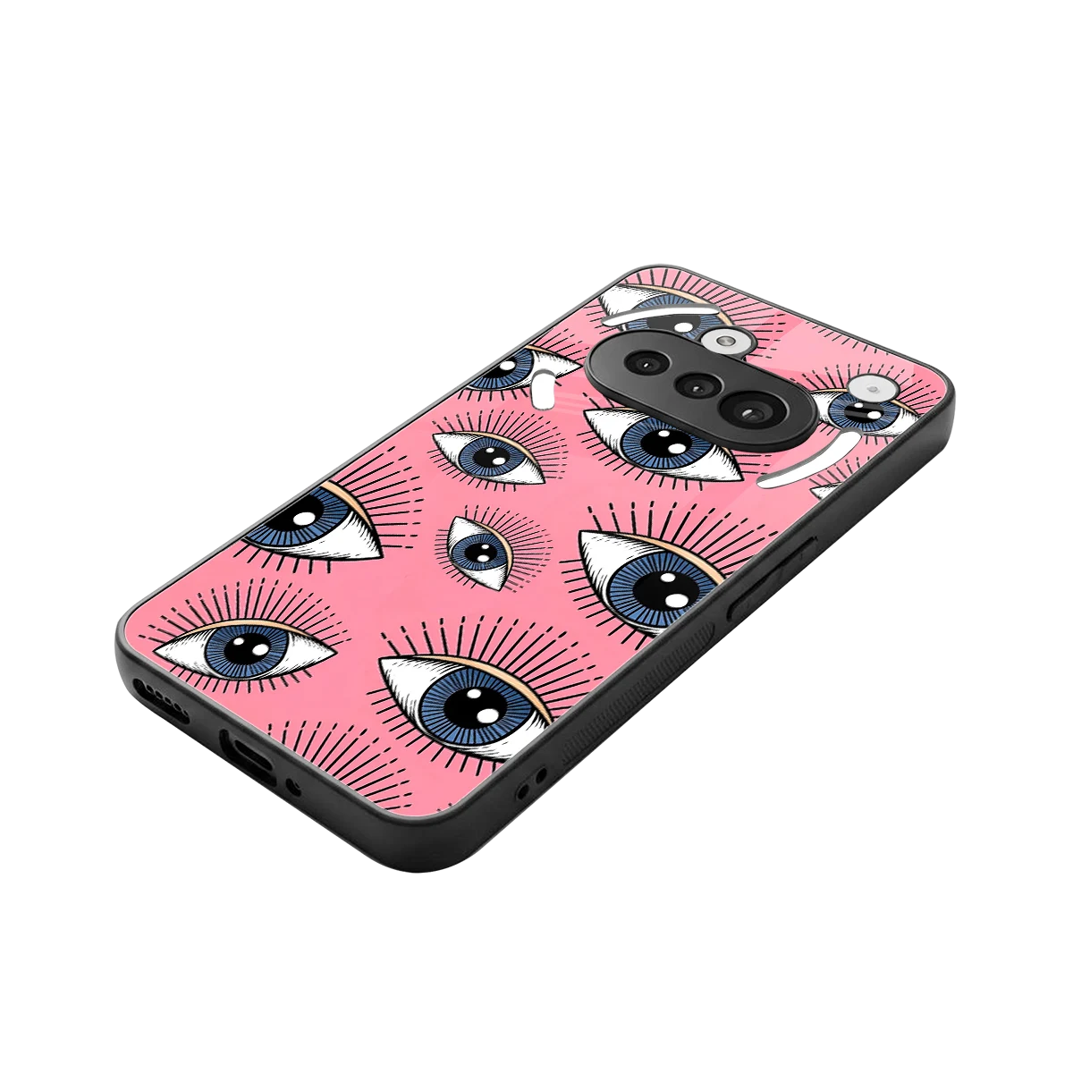 Watchful Soul stylish phone case for nothing phone 3a | glossy glass and slim fit