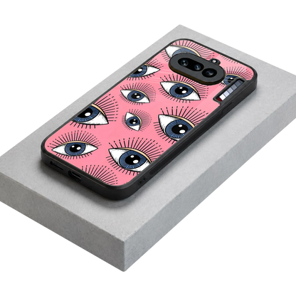 Watchful Soul stylish phone case for nothing phone 4a | glossy glass and slim fit