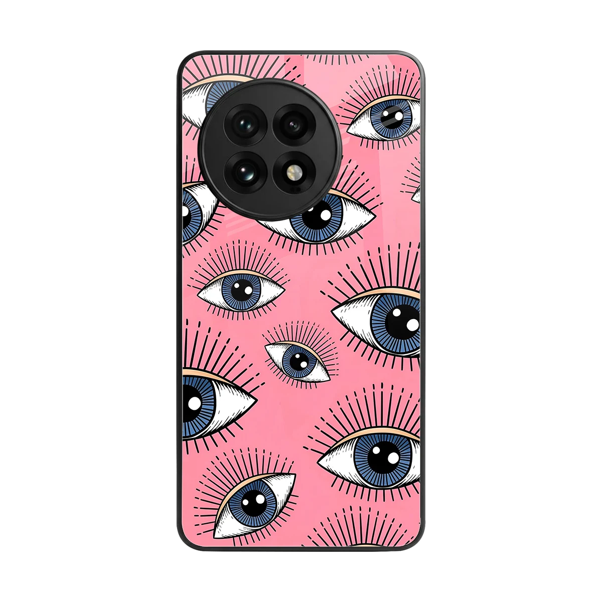 Watchful Soul back phone cover | glass case for oneplus 13r