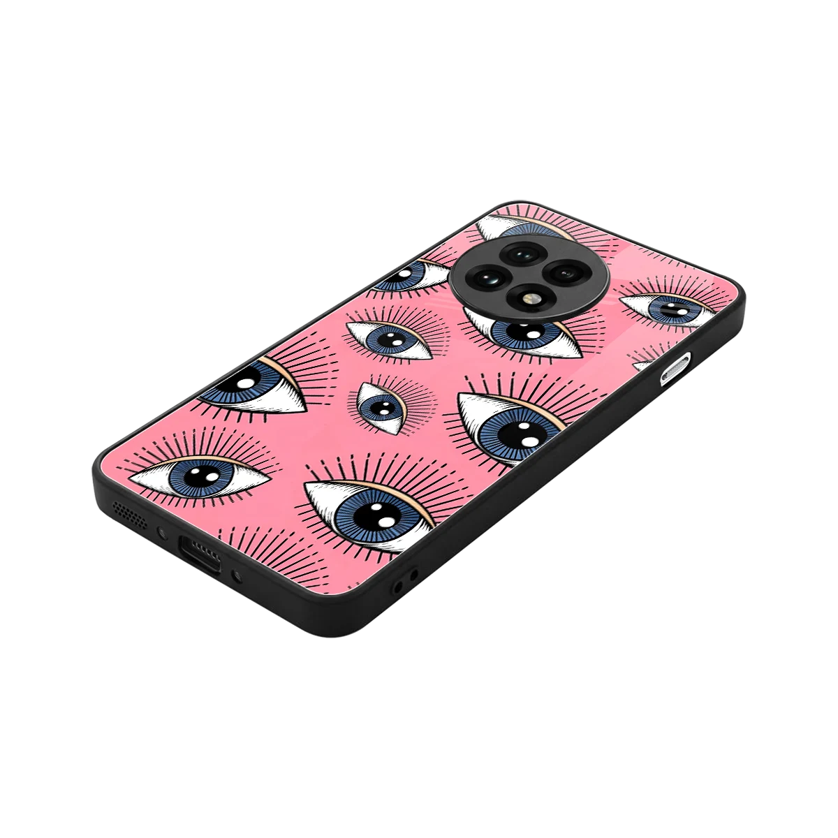 Watchful Soul stylish phone case for oneplus 13r | glossy glass and slim fit