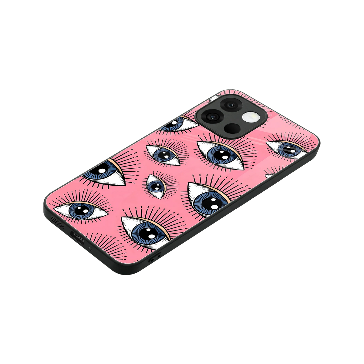Watchful Soul stylish phone case for oneplus 13s | glossy glass and slim fit