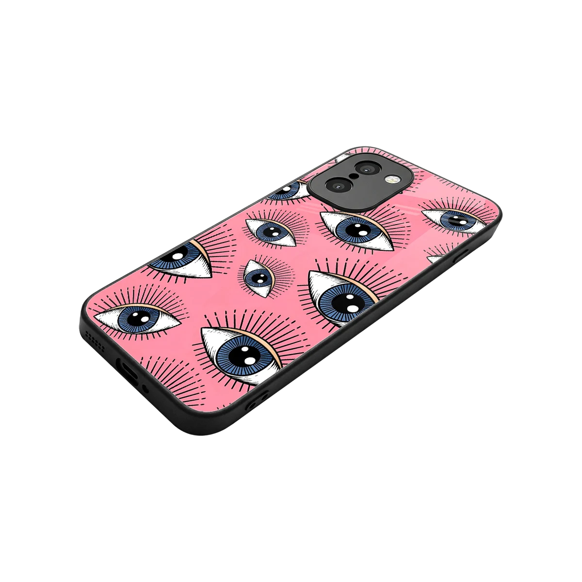 Watchful Soul stylish phone case for oneplus 15r | glossy glass and slim fit