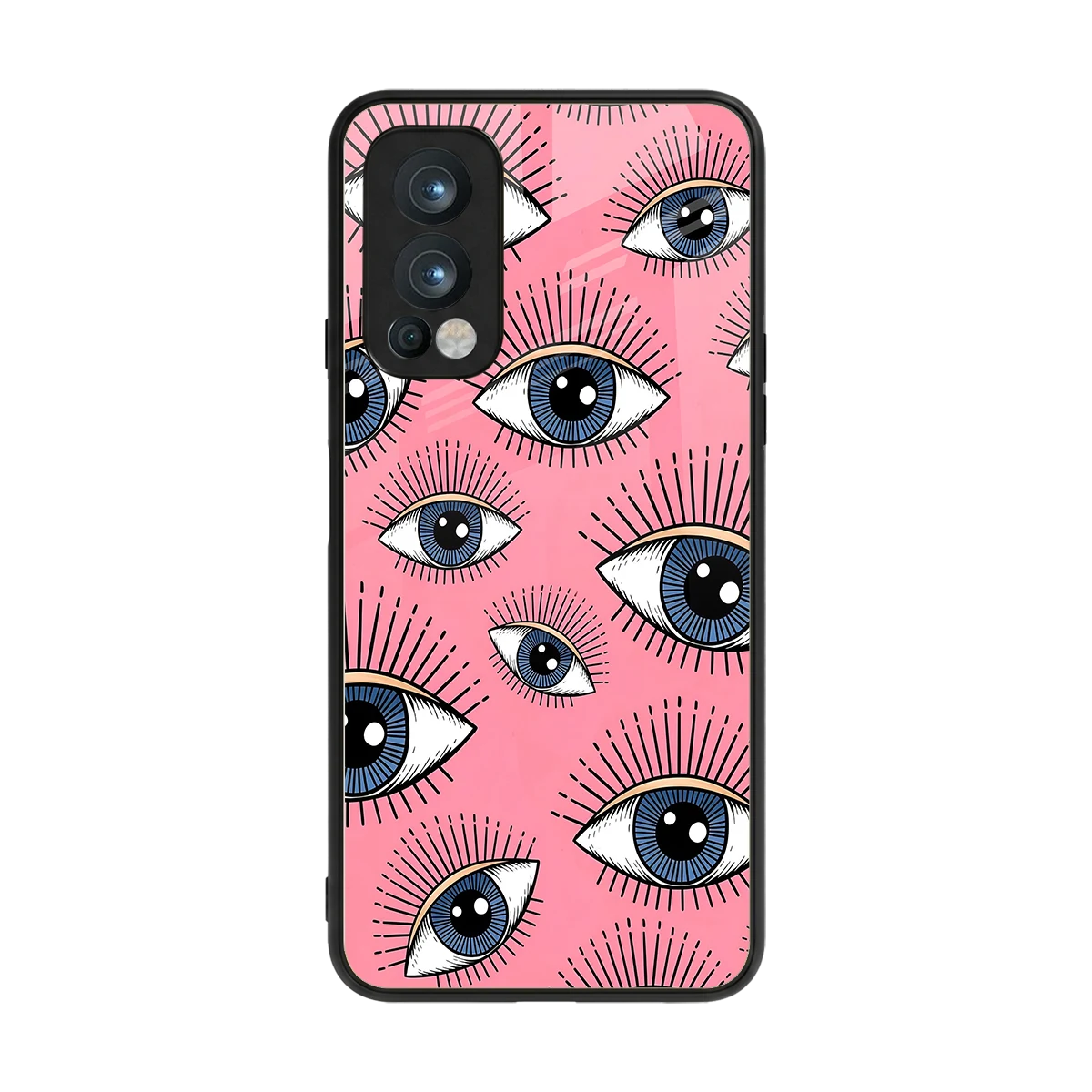 Watchful Soul back phone cover | glass case for oneplus nord 2