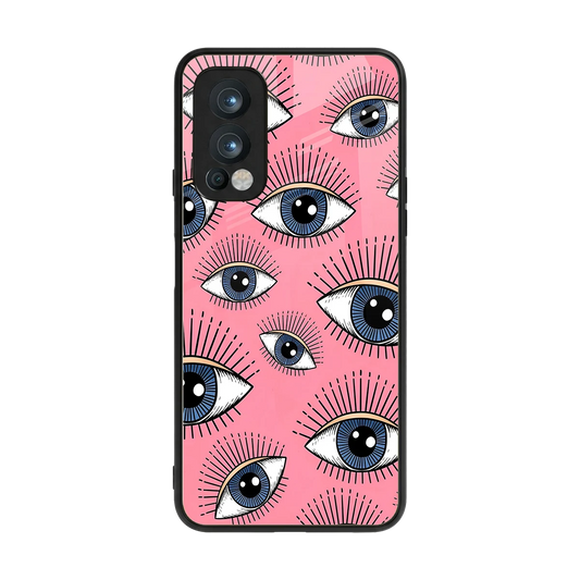 Watchful Soul back phone cover | glass case for oneplus nord 2