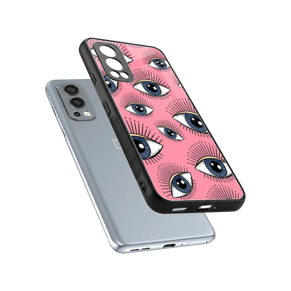 Watchful Soul sleek oneplus nord 2 cover with tempered glass back and TPU edges