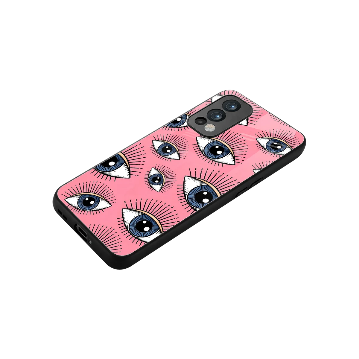 Watchful Soul stylish phone case for oneplus nord 2 | glossy glass and slim fit