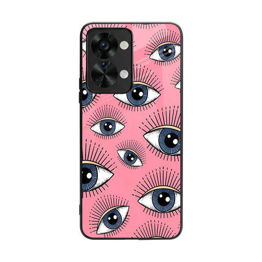 Watchful Soul back phone cover | glass case for oneplus nord 2t