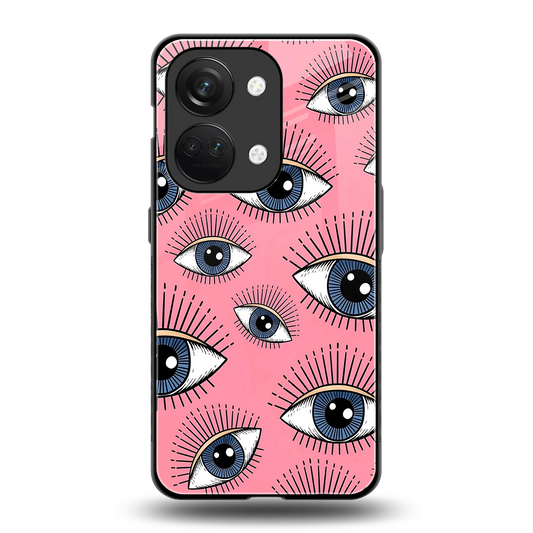 Watchful Soul back phone cover | glass case for oneplus nord 3