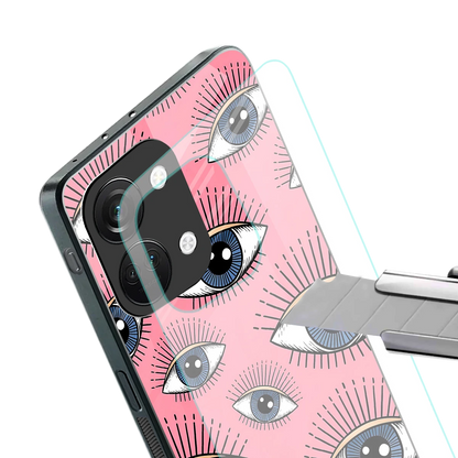 Watchful Soul stylish phone case for oneplus nord 3 | glossy glass and slim fit