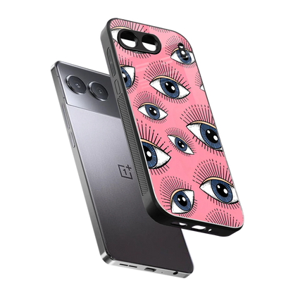Watchful Soul sleek oneplus nord 4 cover with tempered glass back and TPU edges