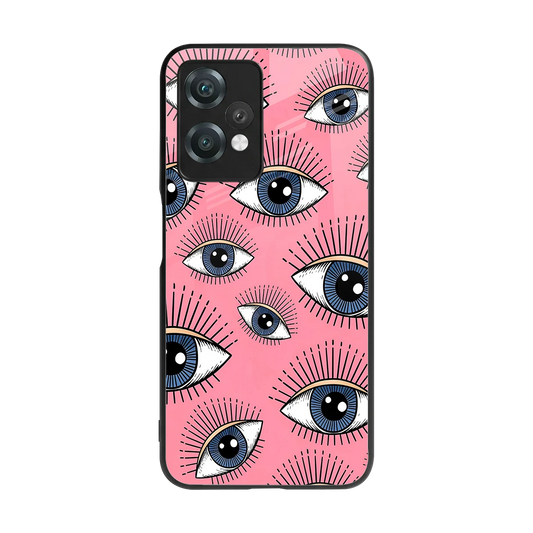 Watchful Soul back phone cover | glass case for oneplus nord ce 2 lite