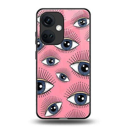 Watchful Soul back phone cover | glass case for oneplus nord ce 3