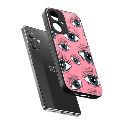Watchful Soul sleek oneplus nord ce 3 cover with tempered glass back and TPU edges