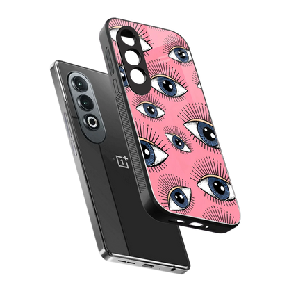 Watchful Soul sleek oneplus nord ce 4 cover with tempered glass back and TPU edges