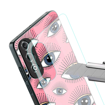 Watchful Soul stylish phone case for oneplus nord ce 4 | glossy glass and slim fit
