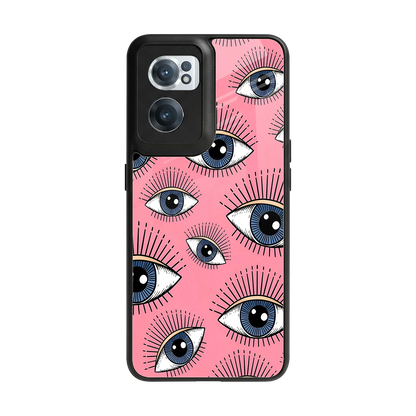 Watchful Soul back phone cover | glass case for oneplus nord ce 2