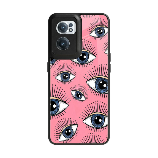 Watchful Soul back phone cover | glass case for oneplus nord ce 2
