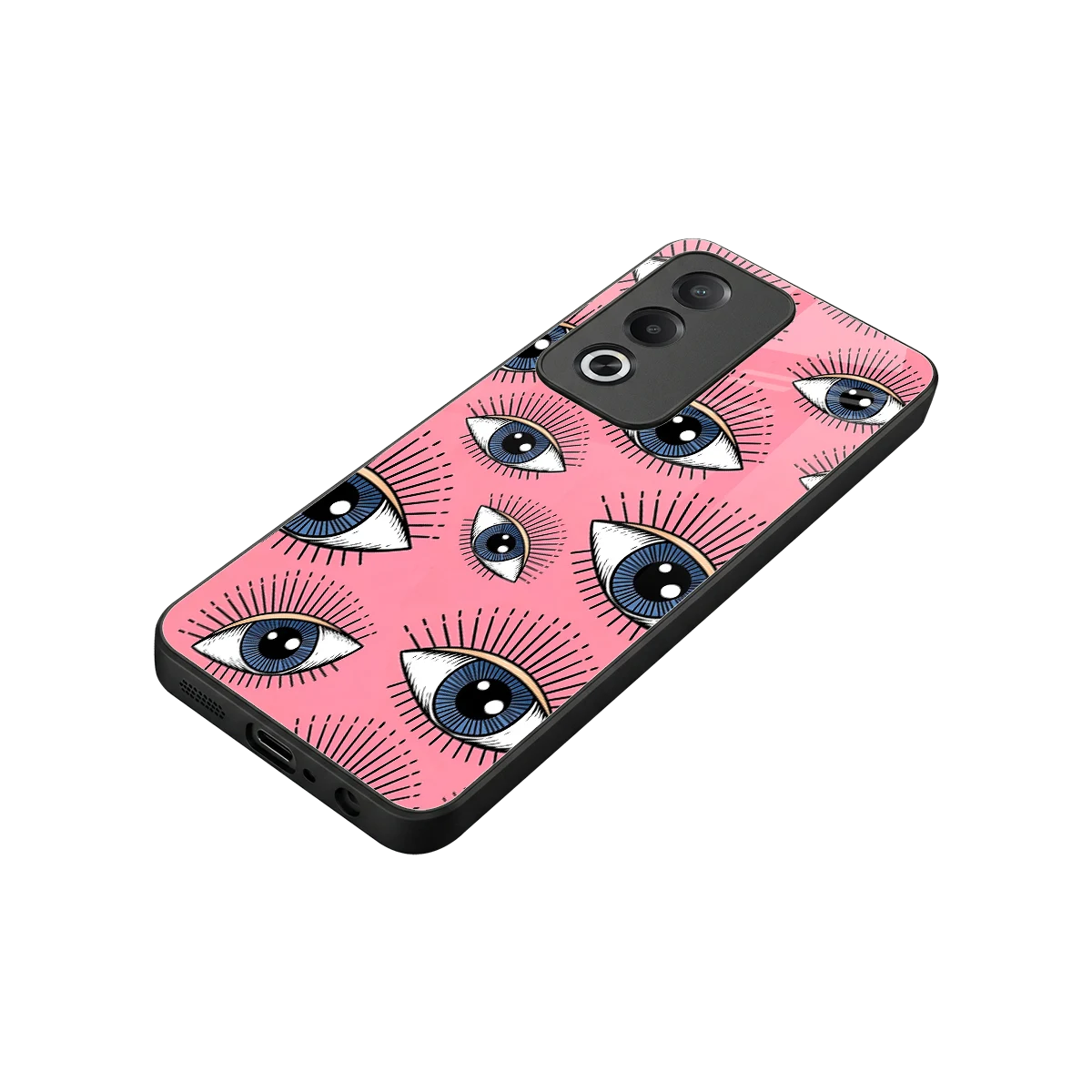Watchful Soul stylish phone case for oppo a3 pro | glossy glass and slim fit