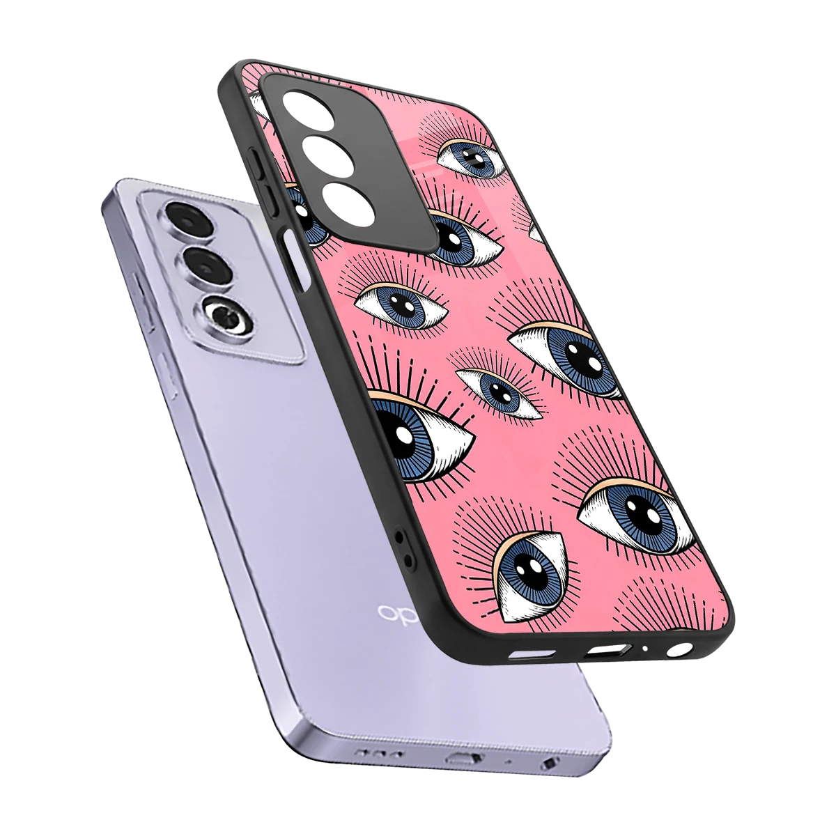 Watchful Soul sleek oppo a3 pro cover with tempered glass back and TPU edges