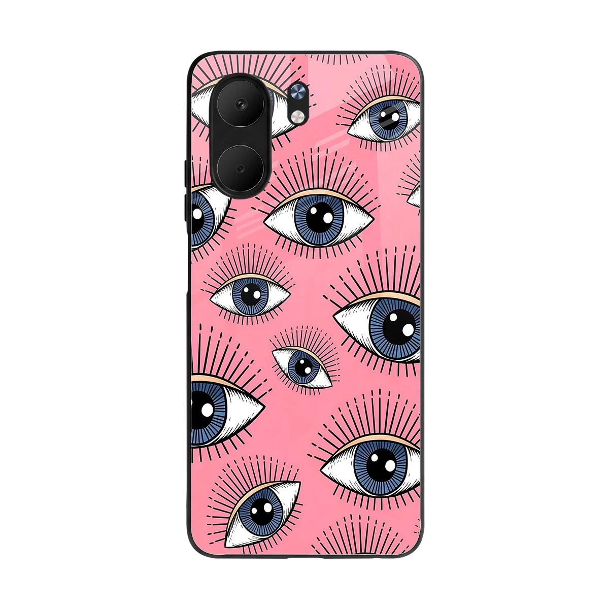 Watchful Soul back phone cover | glass case for oppo a5x 5g