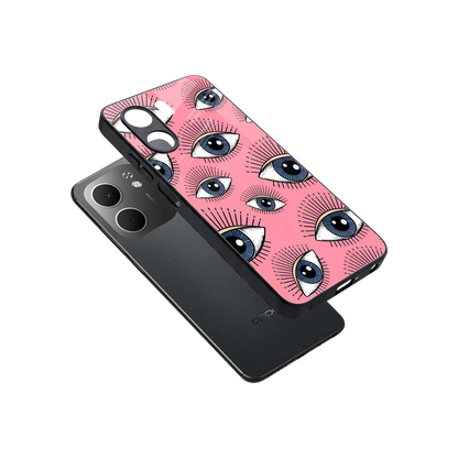 Watchful Soul sleek oppo a5x 5g cover with tempered glass back and TPU edges