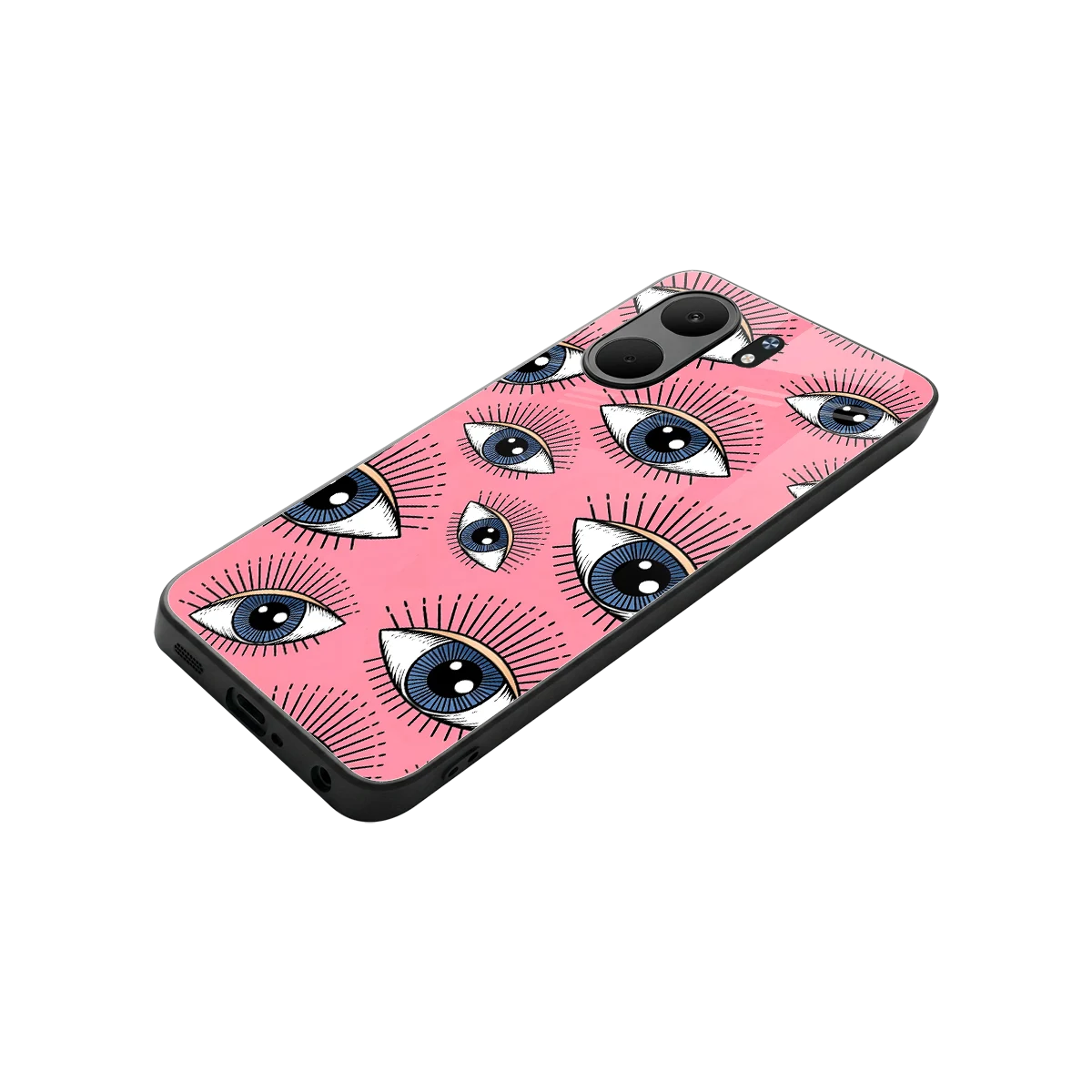 Watchful Soul stylish phone case for oppo a5x 5g | glossy glass and slim fit