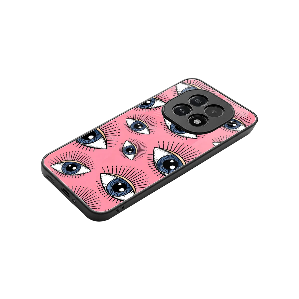 Watchful Soul stylish phone case for oppo f29 5g | glossy glass and slim fit