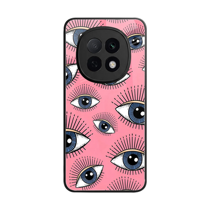 Watchful Soul back phone cover | glass case for oppo f29 pro 5g