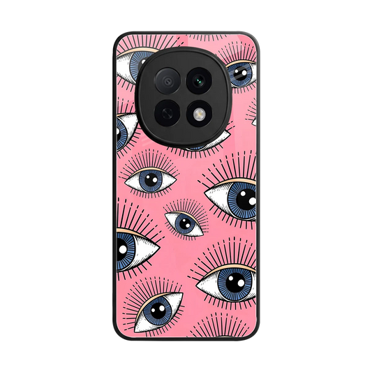 Watchful Soul back phone cover | glass case for oppo f29 pro 5g