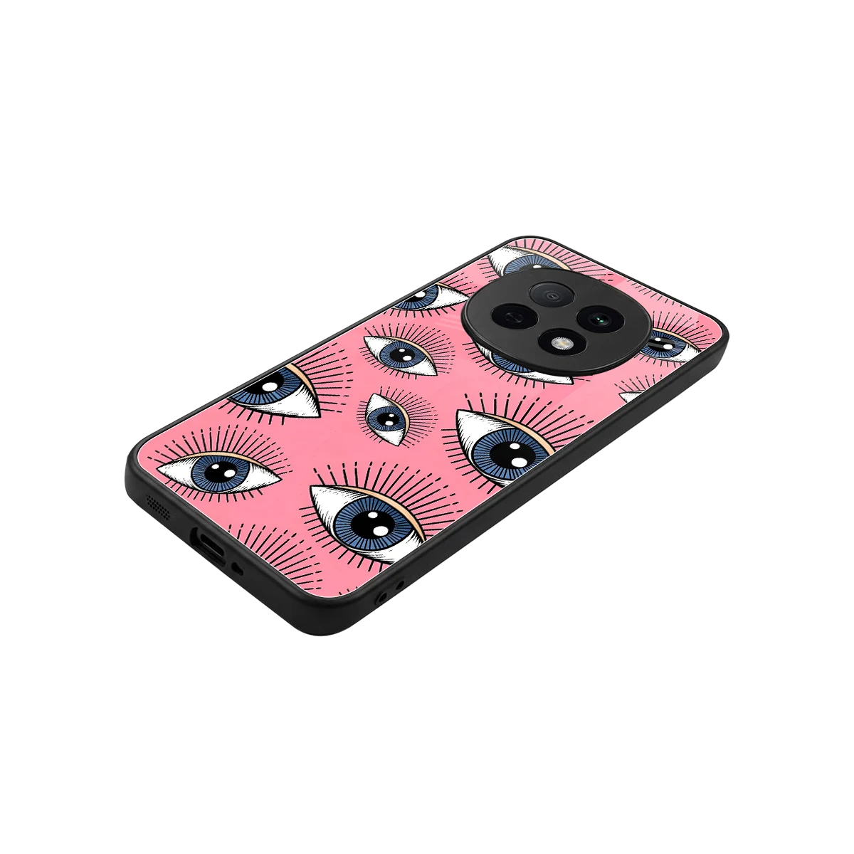 Watchful Soul stylish phone case for oppo f29 pro 5g | glossy glass and slim fit