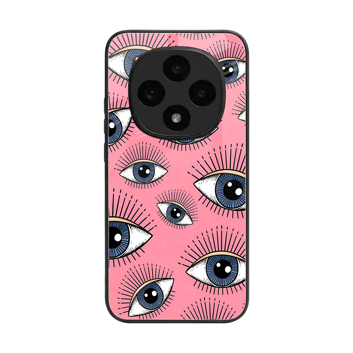 Watchful Soul back phone cover | glass case for oppo f31 pro 5g