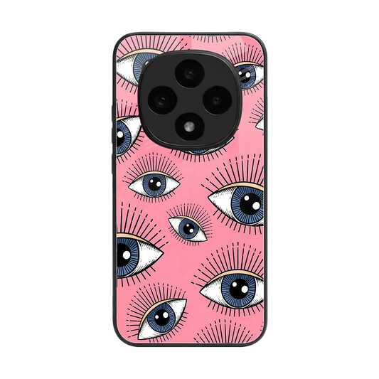 Watchful Soul back phone cover | glass case for oppo f31 pro 5g