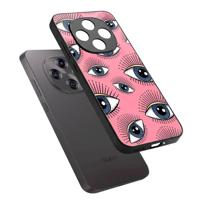 Watchful Soul sleek oppo f31 pro 5g cover with tempered glass back and TPU edges