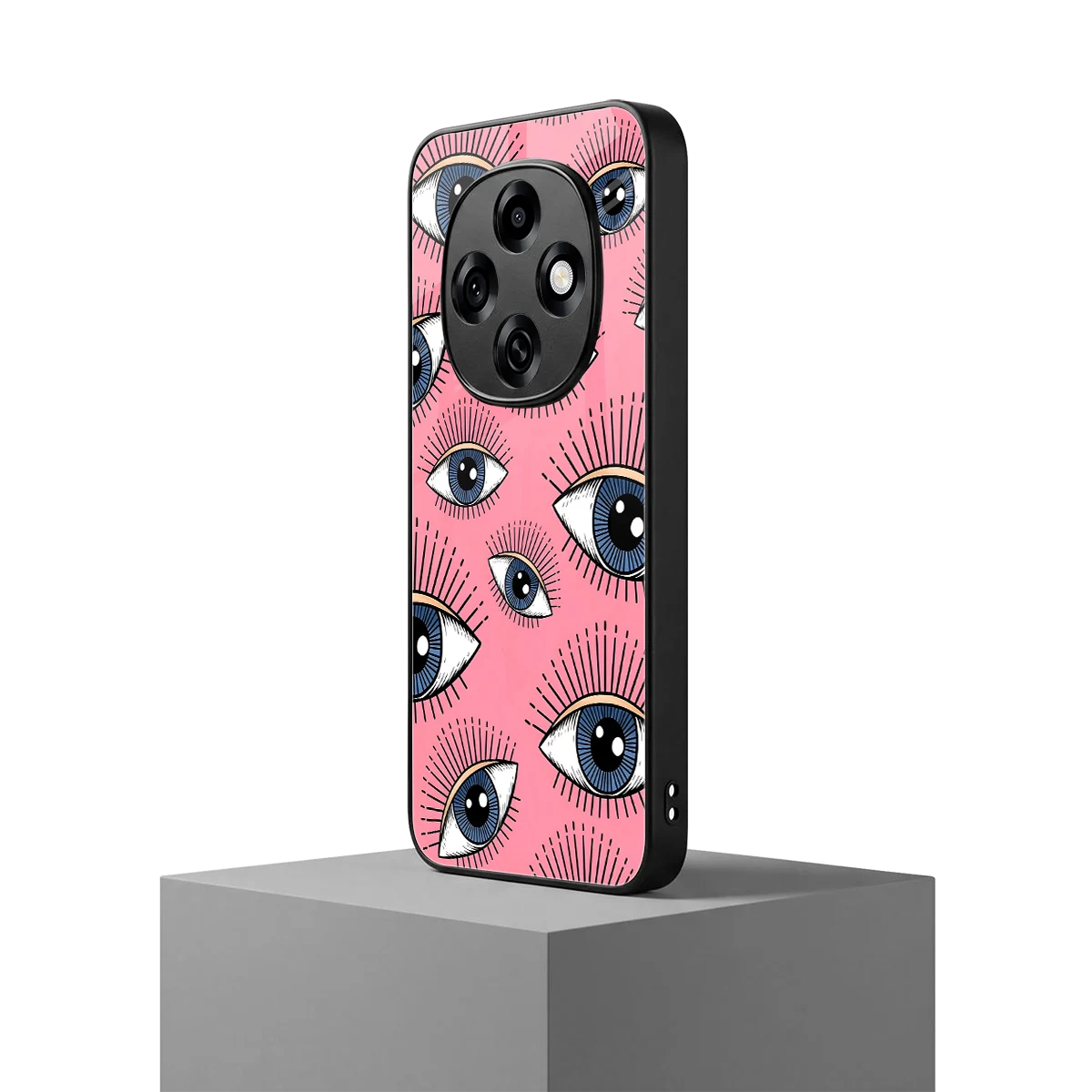 Watchful Soul oppo f31 pro 5g mobile cover | shockproof glass phone case