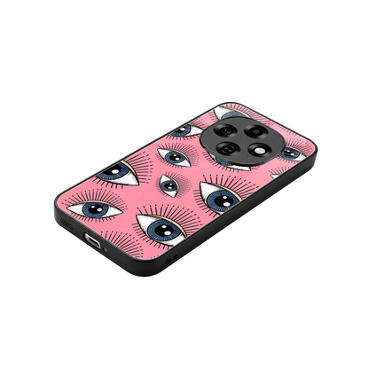 Watchful Soul stylish phone case for oppo f31 pro 5g | glossy glass and slim fit