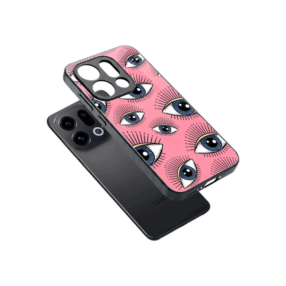 Watchful Soul sleek oppo find x9 cover with tempered glass back and TPU edges
