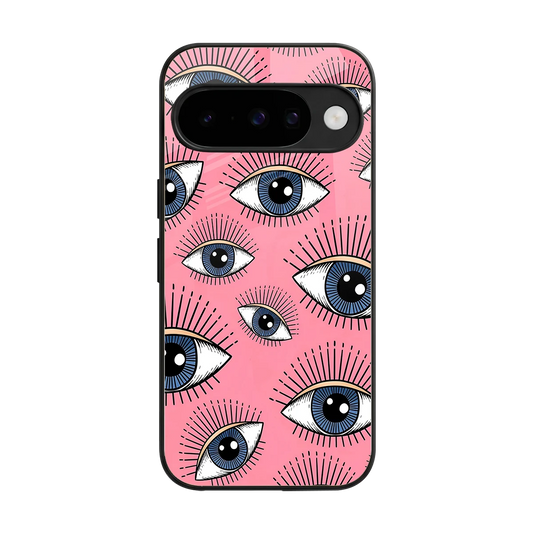 Watchful Soul back phone cover | glass case for google pixel 10