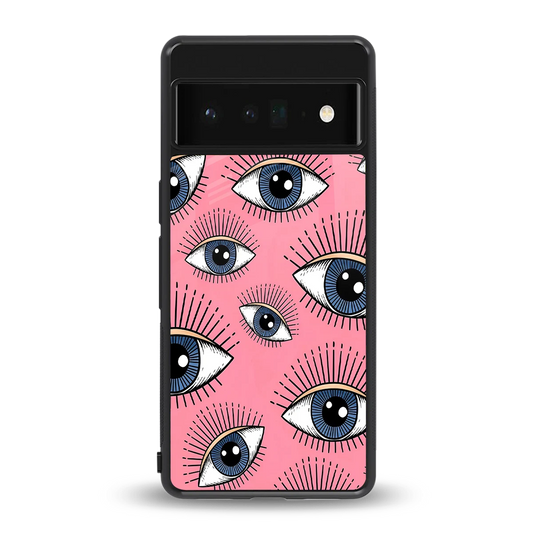 Watchful Soul back phone cover | glass case for google pixel 6 pro