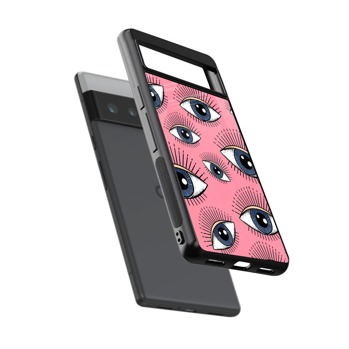Watchful Soul sleek google pixel 6 pro cover with tempered glass back and TPU edges