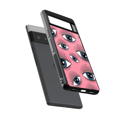 Watchful Soul sleek google pixel 6 pro cover with tempered glass back and TPU edges