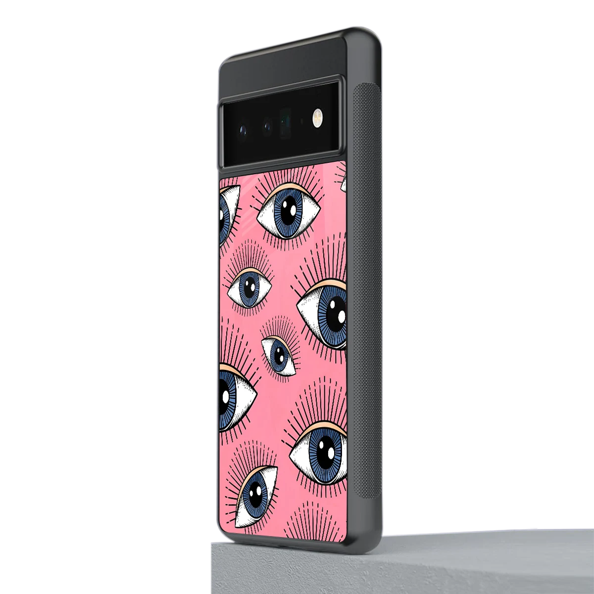 Watchful Soul stylish phone case for google pixel 6 pro | glossy glass and slim fit