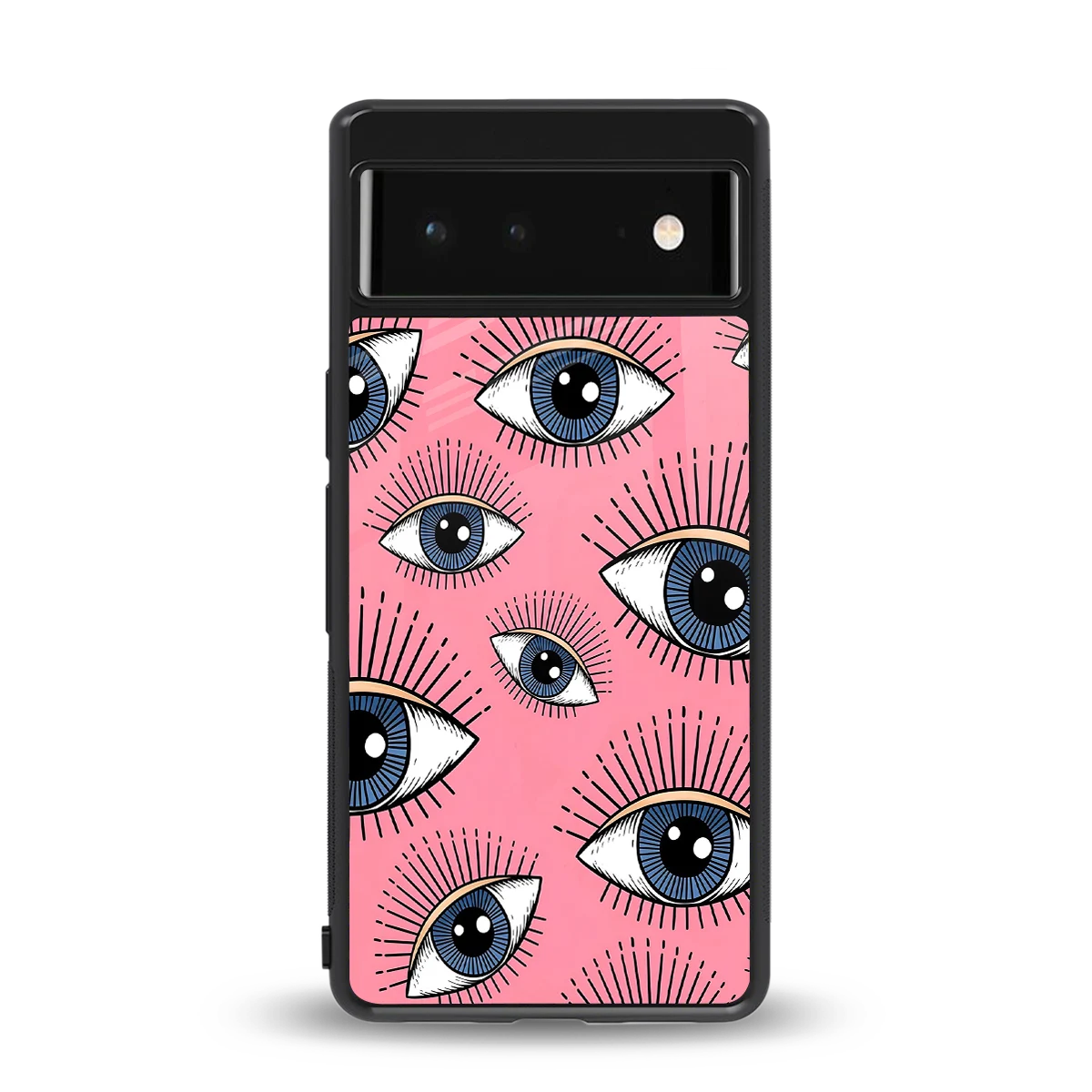 Watchful Soul back phone cover | glass case for google pixel 6