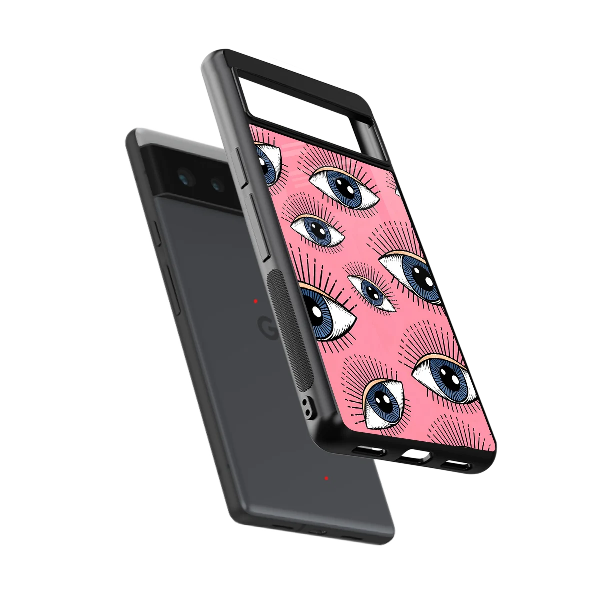 Watchful Soul sleek google pixel 6 cover with tempered glass back and TPU edges