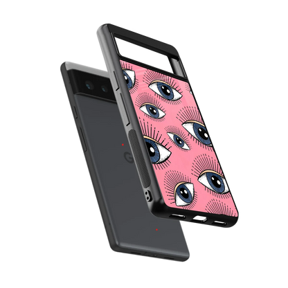 Watchful Soul sleek google pixel 6 cover with tempered glass back and TPU edges