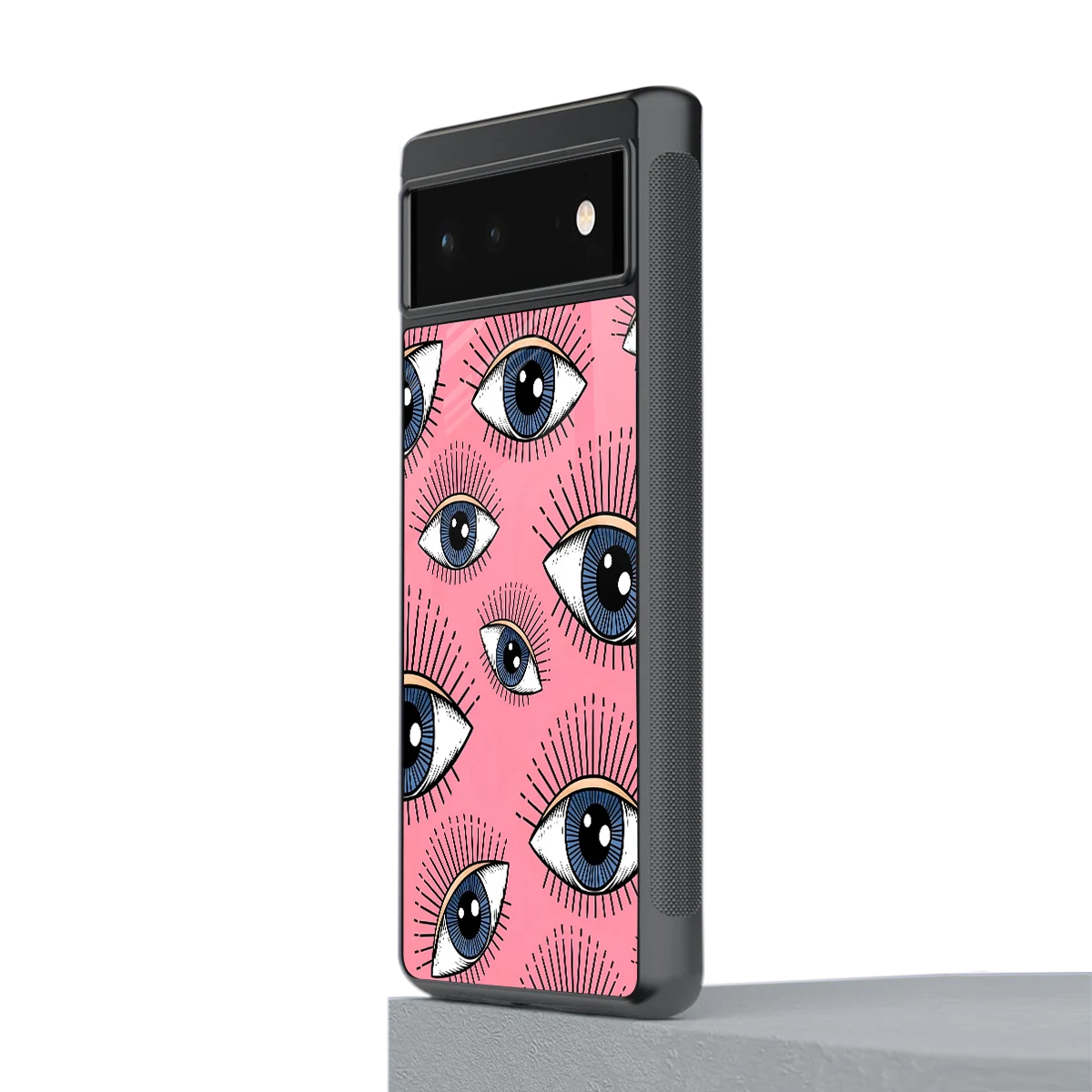 Watchful Soul stylish phone case for google pixel 6 | glossy glass and slim fit