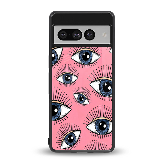 Watchful Soul back phone cover | glass case for google pixel 7 pro