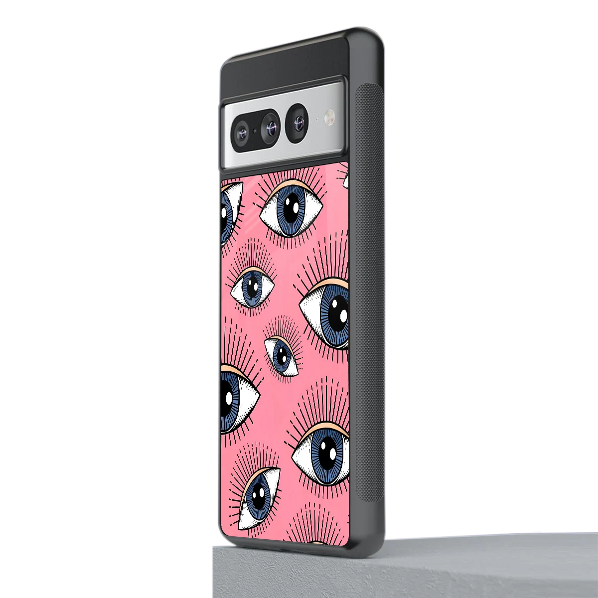 Watchful Soul stylish phone case for google pixel 7 pro | glossy glass and slim fit