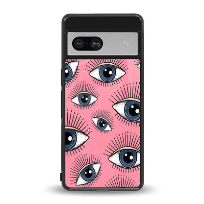 Watchful Soul back phone cover | glass case for google pixel 7