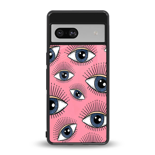 Watchful Soul back phone cover | glass case for google pixel 7