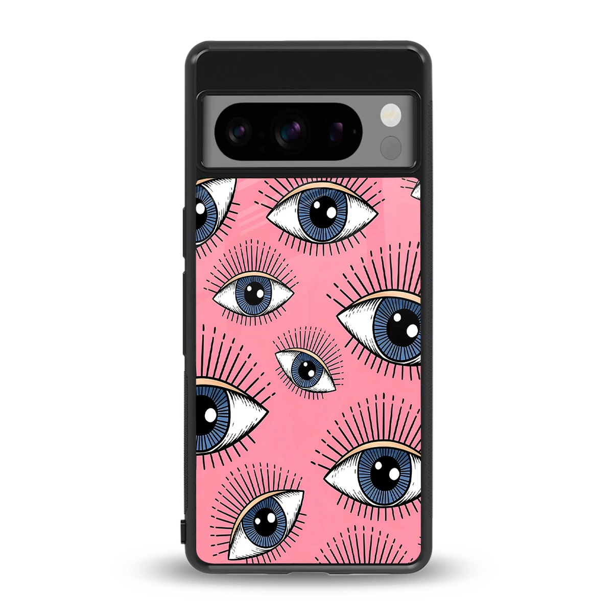 Watchful Soul back phone cover | glass case for google pixel 8 pro
